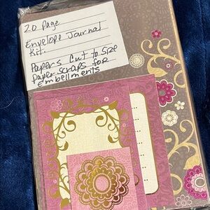 Floral Envelope Journal Kit